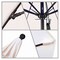 California Umbrella 9' Black Aluminum Market Patio Umbrella, Olefin White 194061335567 - alternate 2